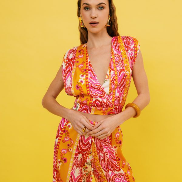Perla Top (Coral Pink)