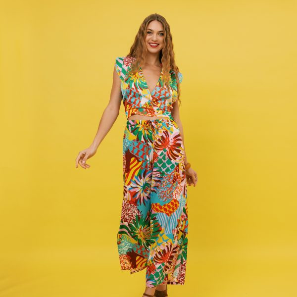 Perla Top (Sunset Jungle)