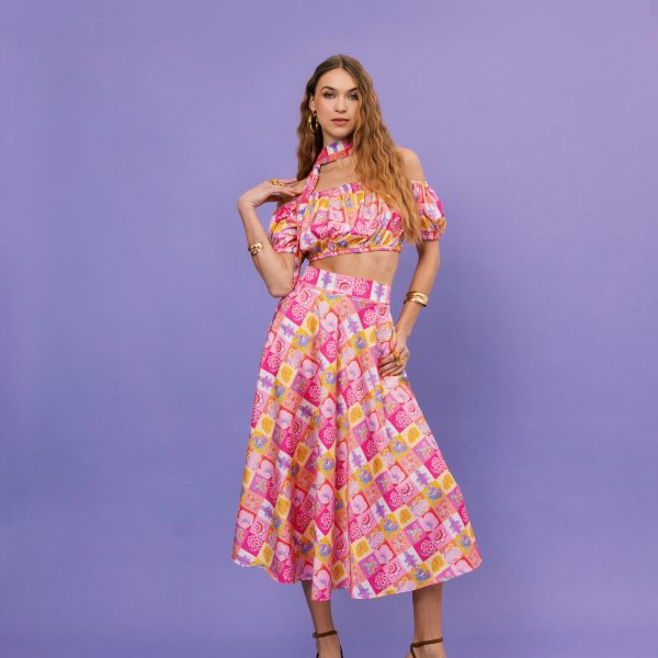 Mirella Skirt (Pop Pink)