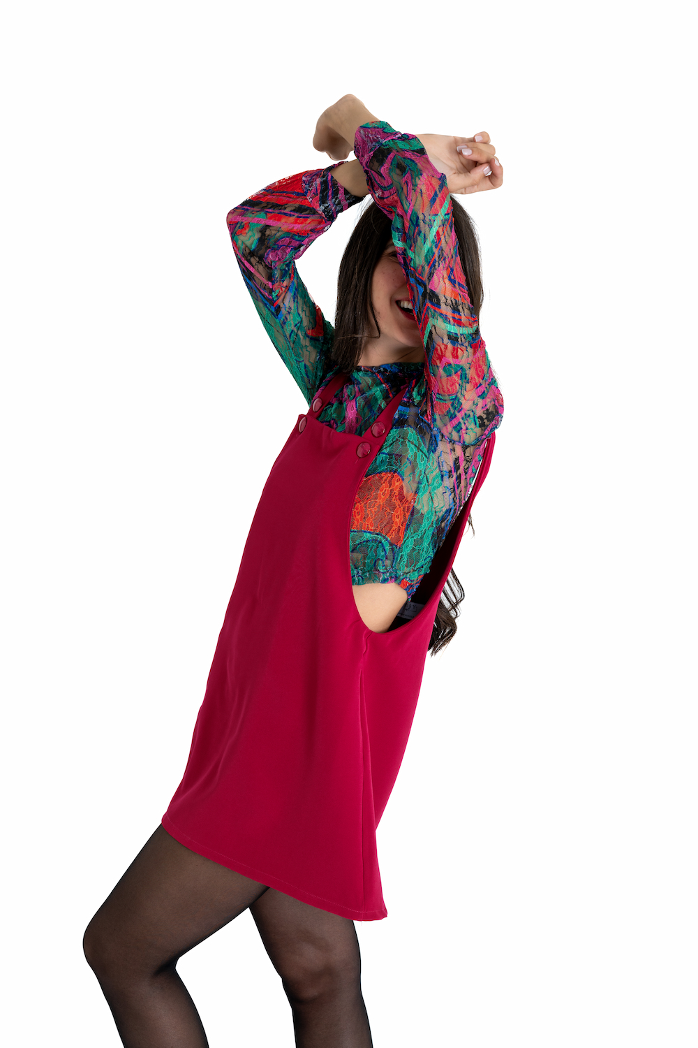 Loren Dungarees Skirt - Image 7