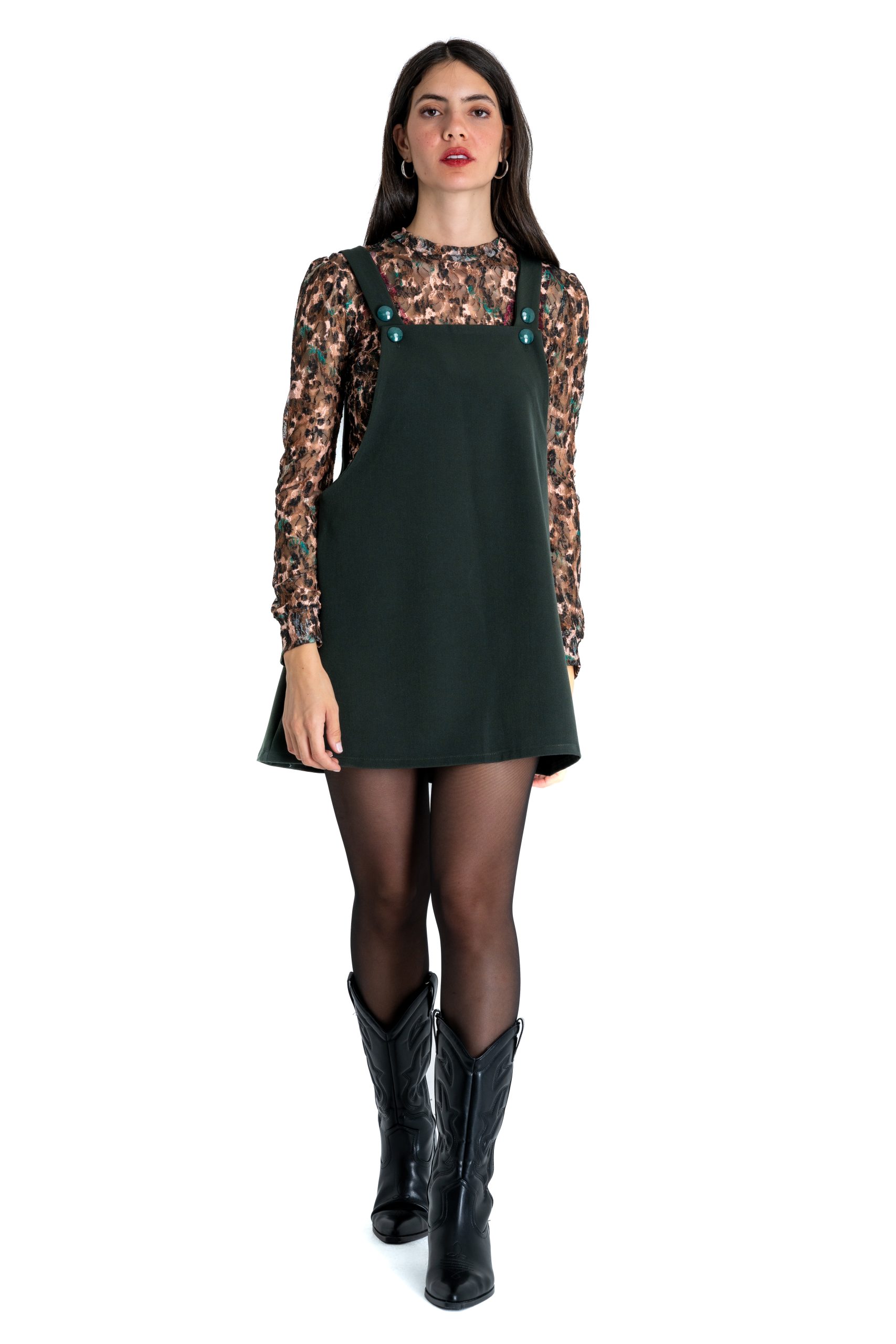 Camila Dungarees Skirt - Image 2