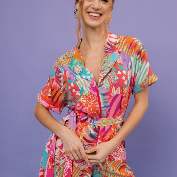 Candy Jumpsuit Flamingo Pink
