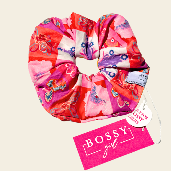 Scrunchie Coral Pink